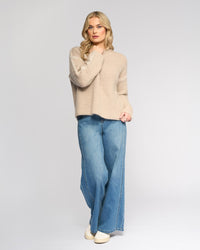 Lennox Sweater - Oat/Winter White