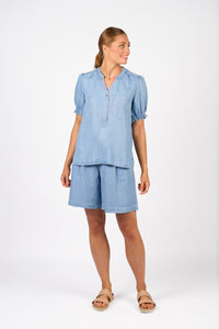 Naomi Top - Light Blue