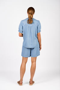 Naomi Top - Light Blue