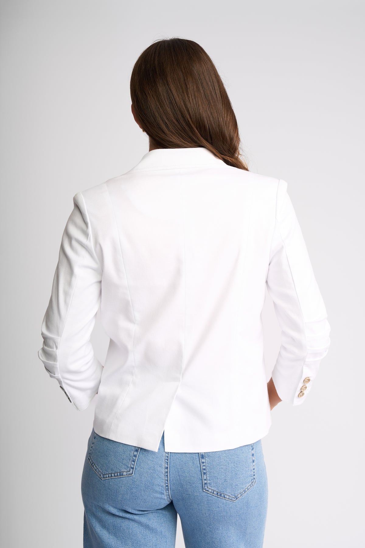 World Blazer / White Denim