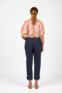Checker Pant - Ink/White