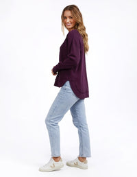 Simplified Crew - Plum