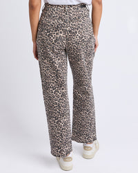 Leopard Denim Jean