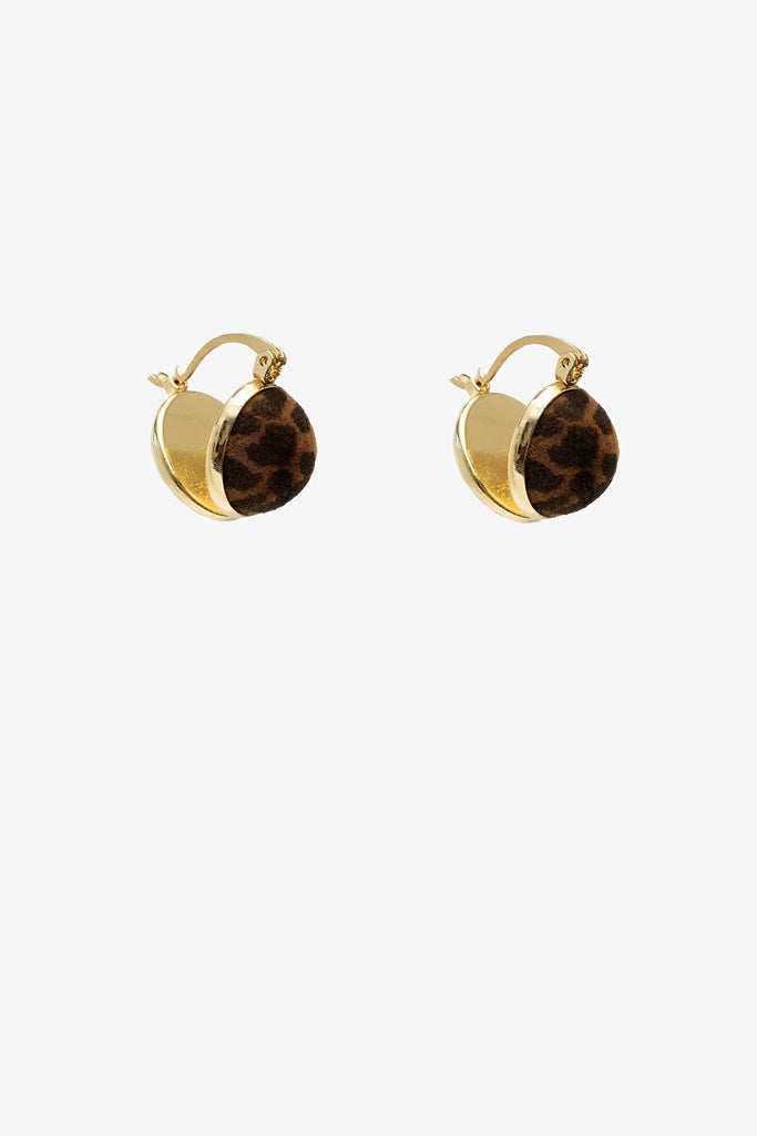 Leopard Pearl Drop Earring