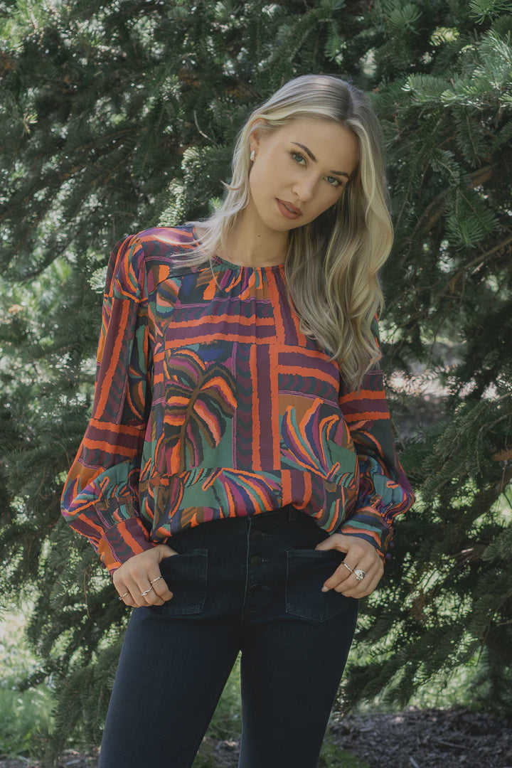 Lexie Top - Sunset - Girl Next Door Fashion