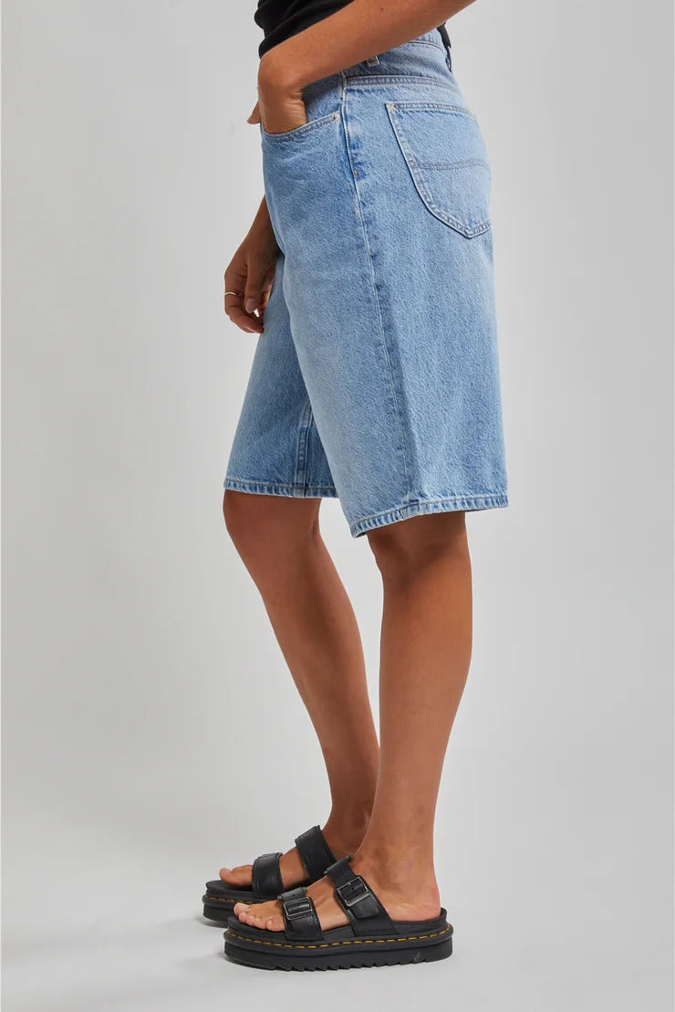 Low Slouch Jorts - Crystal Blue