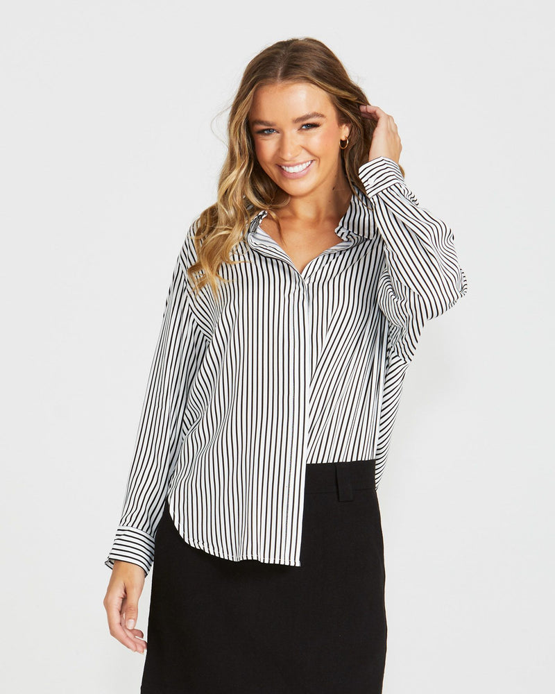 Theo Oversized Shirt - Stripe