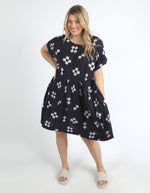 Positano Dress - Navy Print