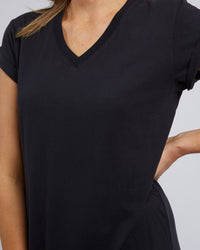 Manly Vee Dress - Black