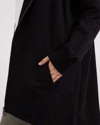 Mara Zip Hoodie - Black