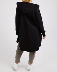 Mara Zip Hoodie - Black
