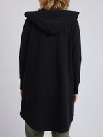Mara Zip Hoodie - Black