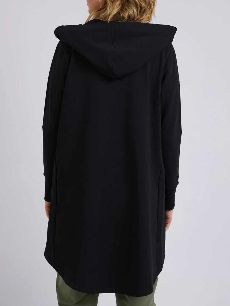 Mara Zip Hoodie - Black