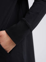 Mara Zip Hoodie - Black