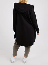 Mara Zip Hoodie - Black