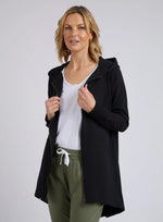 Mara Zip Hoodie - Black