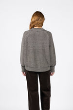 Mia Sweater - Black/Oatmeal