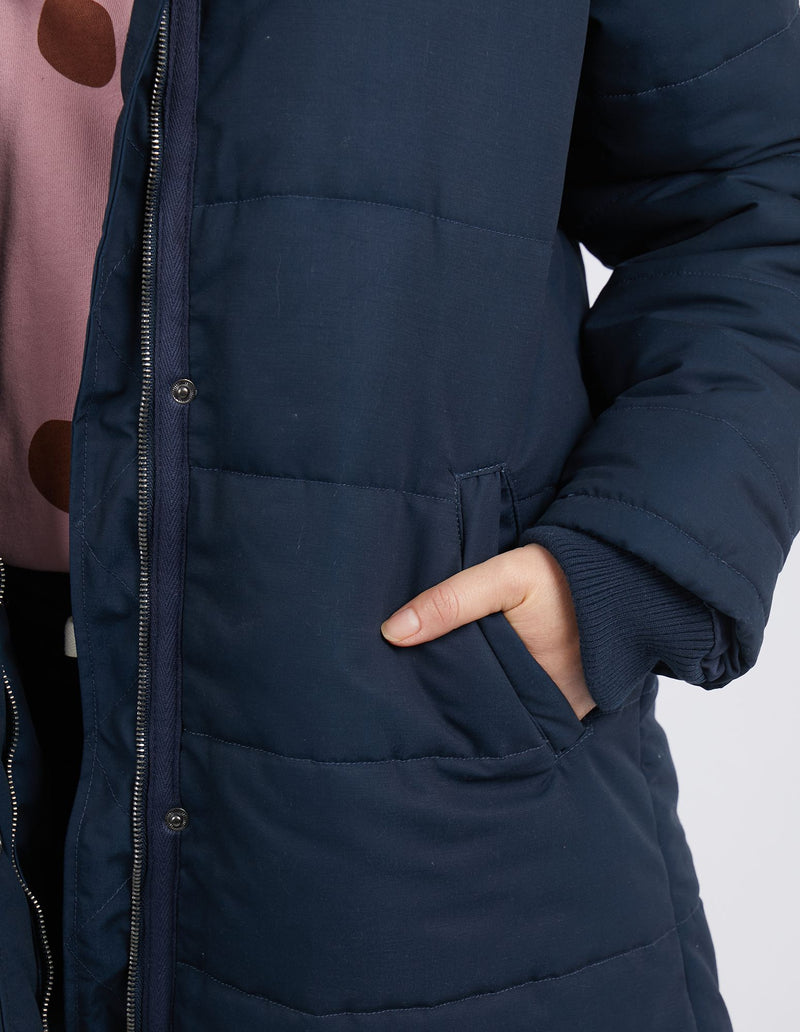 Maddie Puffer Jacket - Dark Sapphire