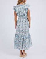 Rosette Floral Dress - Rosette Print