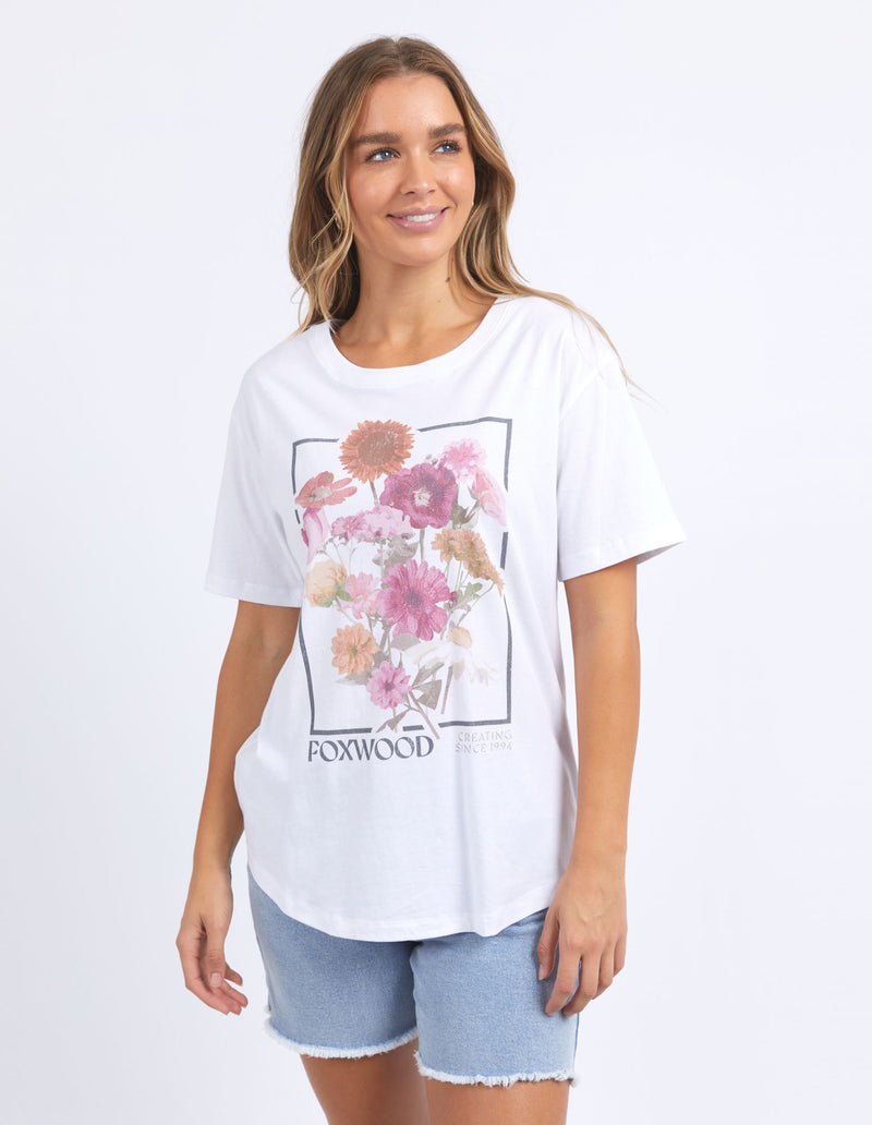 In Bloom Tee - White