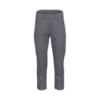 Slim Leg 7/8 Pull On Pant with Full Elastic Waistband - Sim