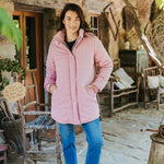 Maddie Puffer Jacket - Dusty Pink