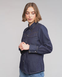 Nash Shirt - Dark Denim - Girl Next Door Fashion