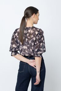 Magnificent Top - Navy Lurex