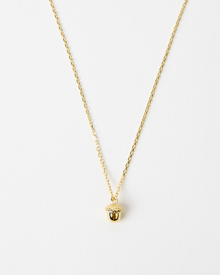Necklace Gold Acorn