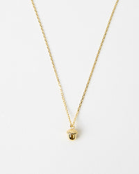 Necklace Gold Acorn