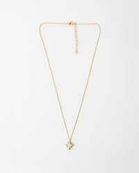 Necklace Gold Daisy Crystal Centre