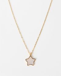 Necklace Gold Shell Star Pendant
