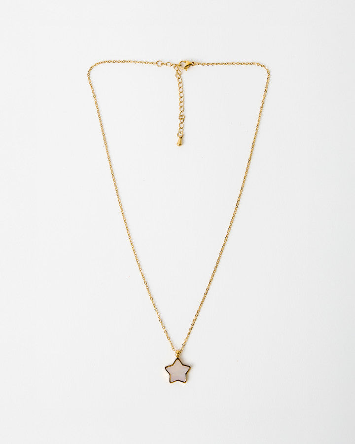 Necklace Gold Shell Star Pendant