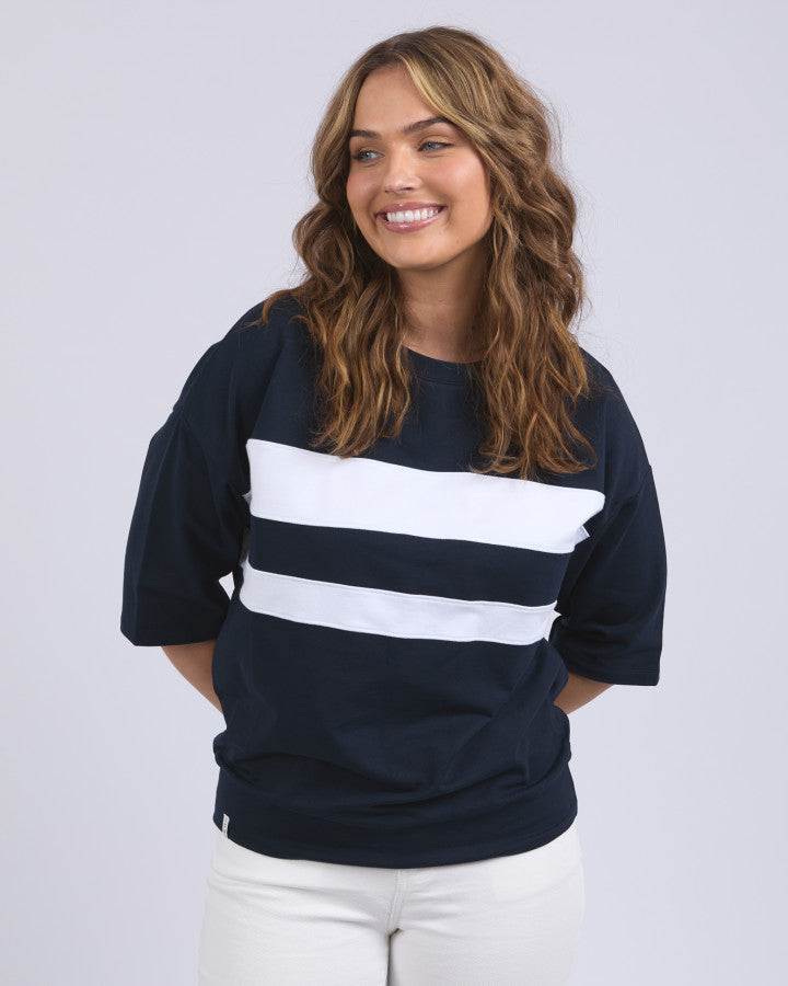 Nico Sweat - Navy with White Panels