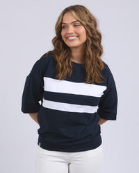 Nico Sweat - Navy with White Panels