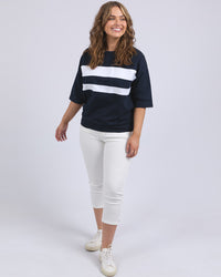 Nico Sweat - Navy with White Panels