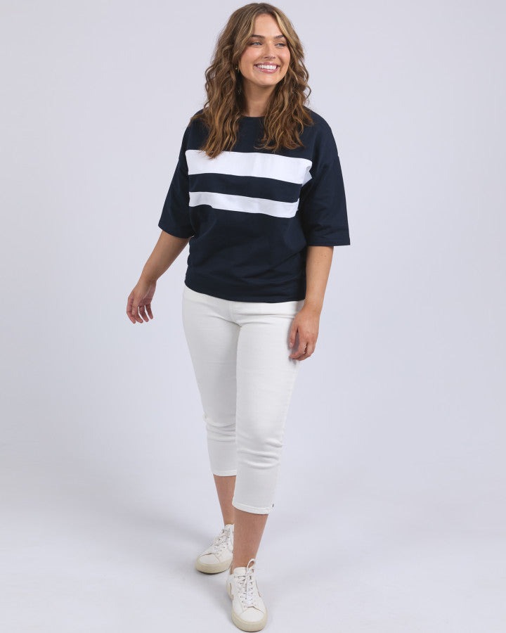 Nico Sweat - Navy with White Panels