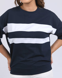 Nico Sweat - Navy with White Panels