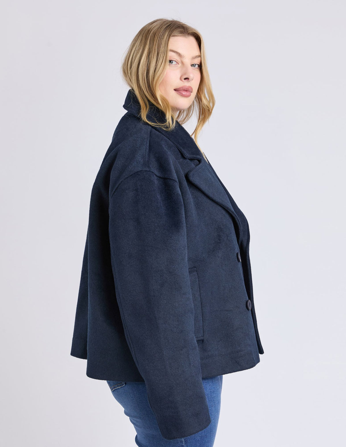 Harley Peacoat - Dark Sapphire