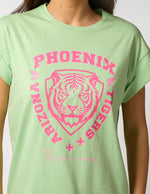 Cuff Tee Pheonix Arizona Tigers - Green