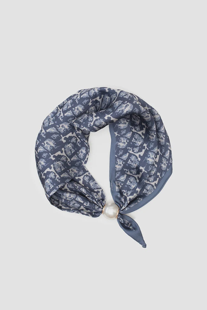 Pearl Fasten Neck Tie - Admiral