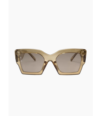 Pipa Sunglasses - Trans Gold/Brown.
