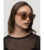 Pipa Sunglasses - Trans Gold/Brown