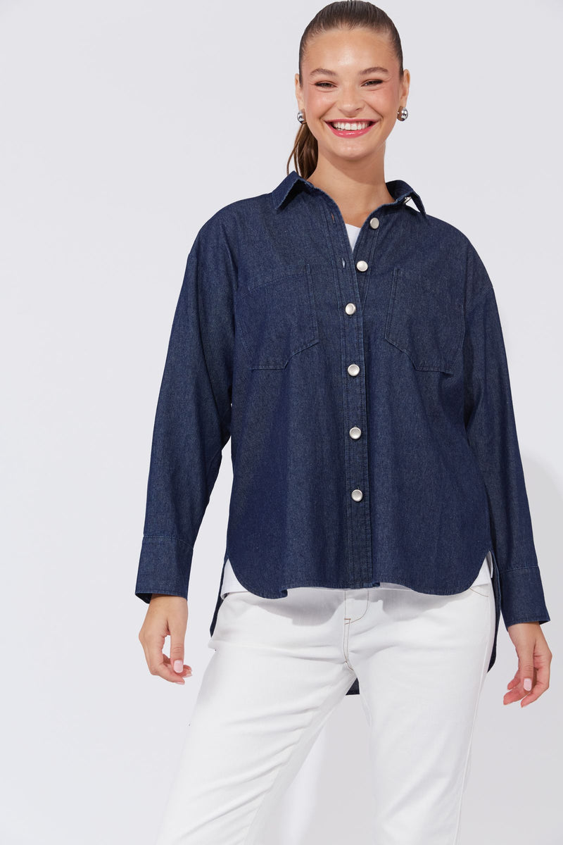 Austin Denim Shirt - Indigo