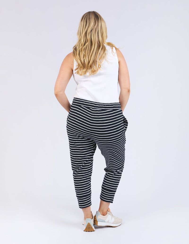 Brunch Pant - Stripe - Navy & White Stripe