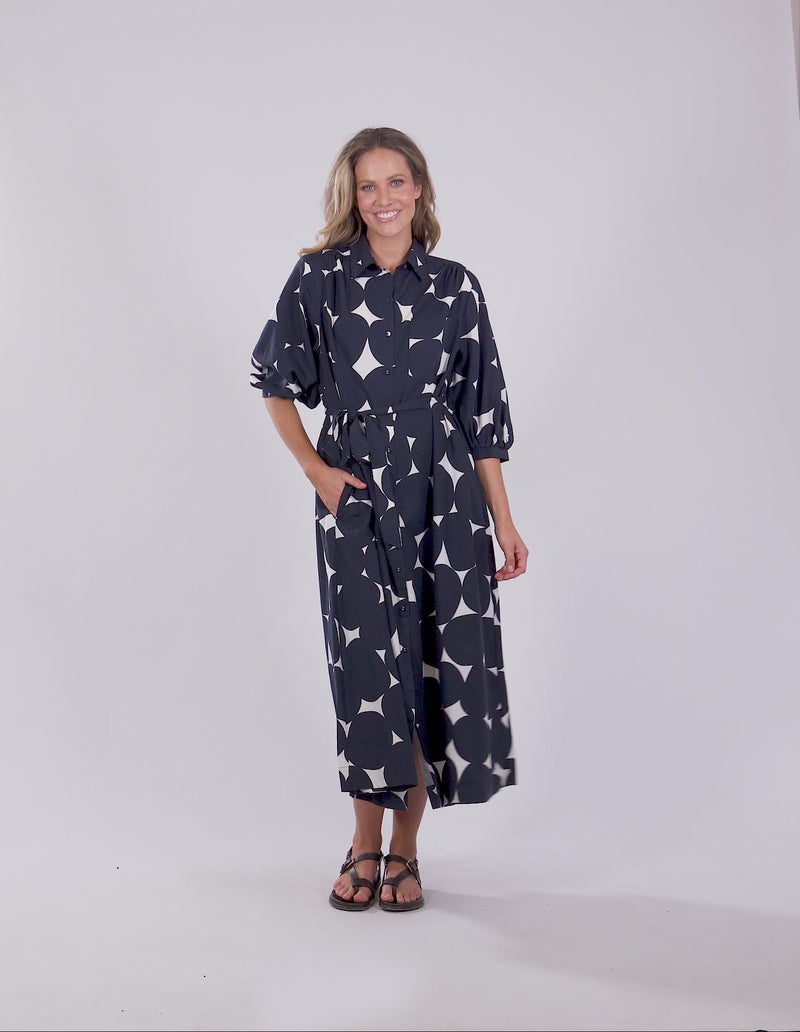 Demi Spot Dress - Spot Print