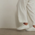 Nat III Sneaker - White Tumbled