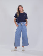 Greta Wide Leg Pant - Light Blue Wash