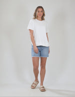 Farrah Short Sleeve Tee - White