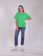 Halli S/S Tee - Green Briar